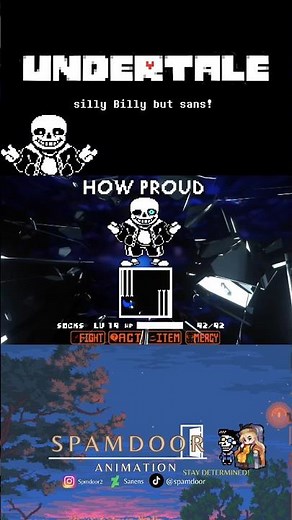 Undertale:silly Billy but sans #sans #undertale #sillybilly