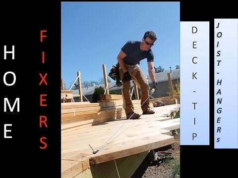 How to build your own deck: Installing joist hangers