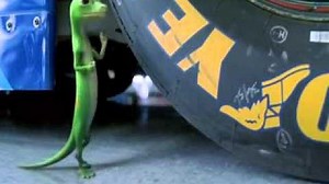 The Gecko's Day with GEICO Driver Casey Mears The Gecko's Journey GEICO Commercial-0