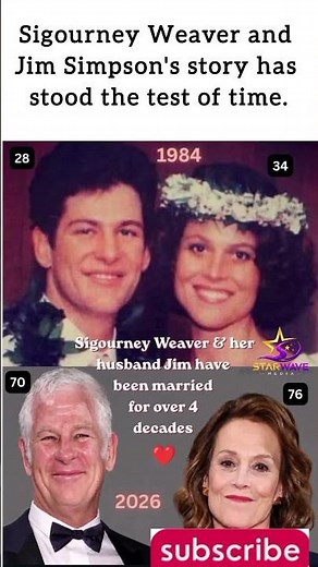 How Sigourney Weaver & Jim Simpson Defied the Odds for Over 40 Years #trending #trendingnow #viral