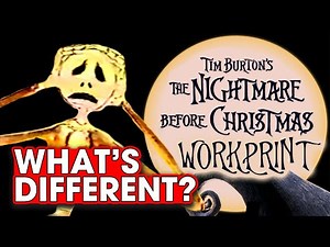What is Different in The Nightmare Before Christmas Workprint?