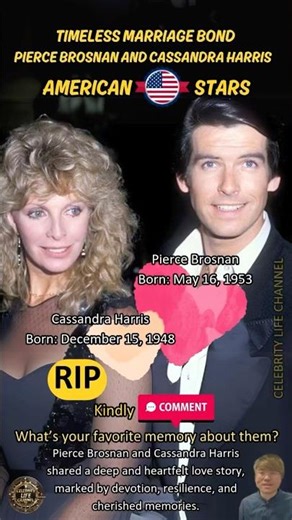 Pierce Brosnan and Cassandra Harris: A Love Remembered in Hollywood and American Life