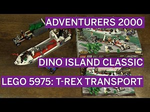 LEGO 5975 T-Rex Transport Review | Adventurers Dino Island Explained & Built