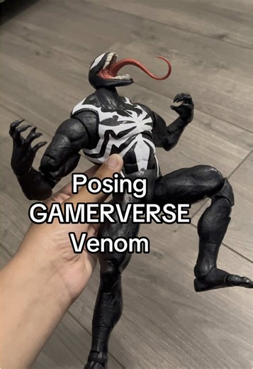 Posing Marvel Legends Gamerverse Venom Figures