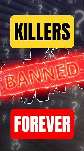 Forsaken BANNED These Killers & Survivors FOREVER 😱 #forsaken #roblox #shorts