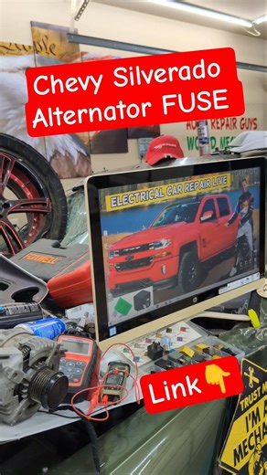 CHEVY Silverado 14-19⚒️ Alternator FUSE 👉#chevy #silverado #easy #help #diy #video #fix #alternatör