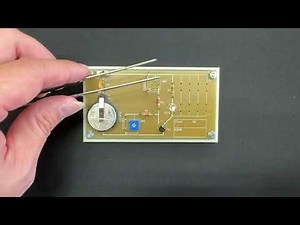 【ジブン回路設計教材】リード線によるスイッチングの例（触ったらON）