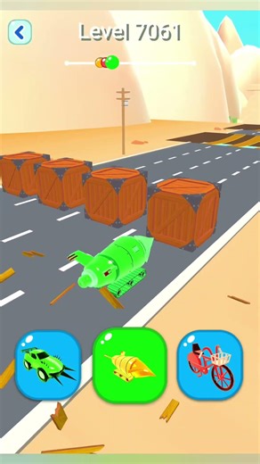 Shape shifting2 game level #7061 hyper casual game #shapeshifting #gameplay #gaming #shortvideo...