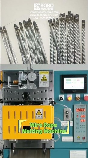 Steel Wire Rope Cutting and Melting Machine