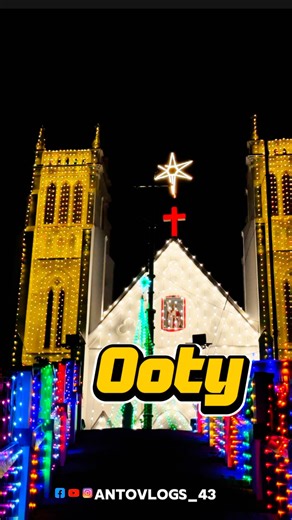 🅰🅽🆃🅾_🆅🅻🅾🅶 on Instagram: "📍The Nilgiris_ Ooty Christmas stard 👉Follow more Nilgiris updates @antovlogs_43 #instagram #instagramreels #insta #instadaily #instagood %•#instalike #coonoor #coonoordiaries #ooty #ootydiaries #nilgiris #reels #night #winter #street #reelsindia #réel #reelkarofeelkaro #trending #trendingreels #trend"