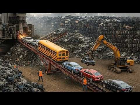 30 Most Insane Shredding & Crushing Machines That Obliterate Everything | Scrap Processing #55
