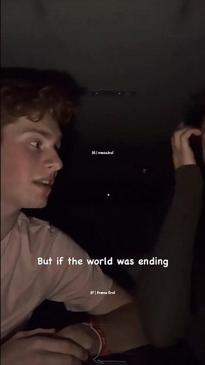 If The World was Ending , You'd Come over Right ? If the World was ending - JP Saxe , Julia Michaels