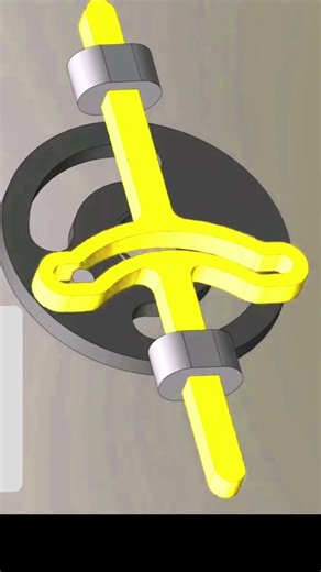 Solidworks simulation of 3D animated design with motion #engineering