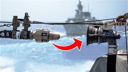This is How Navy Refuels Ships at Sea