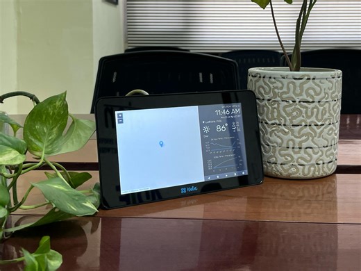 DIY Raspberry Pi Touch Weather Display for Your Room | Smart