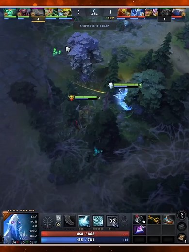 Ancient Apparition Mid Carry Hero Build in Dota 2