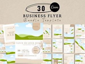 Canva Business Flyer Template: Editable Marketing Designs (digital Download) - Etsy
