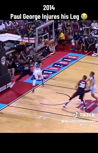 The Leg Legend of Paul George❤️❤️ | paul george's injury