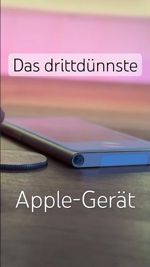 Dieser iPod ist dünner als ein iPhone Air — und wiegt gerade mal 31 Gramm. Apple iPod Nano 7