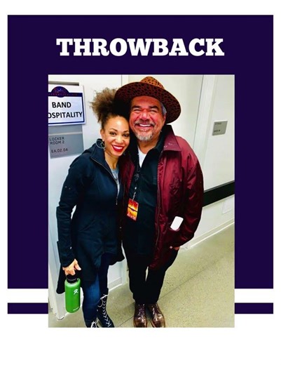 Cindy Blackman Santana Throwback with George Lopez