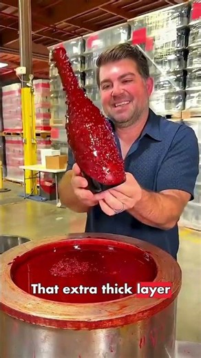 Watch How Premium Wax Is Applied During Production ✨#wax #shorts #trending #wine