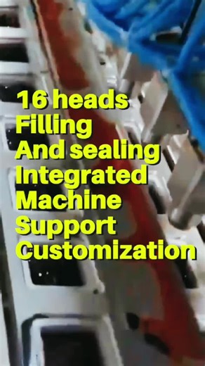 Filling and sealing integrated machine support customization #saucefillingmachine #fillingmachine #packagingsolutions #sealingmachine #machine