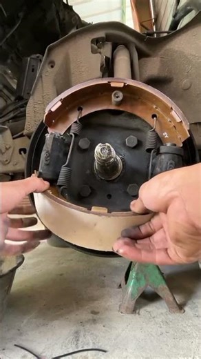 This is a simple way to install brake pads on a car.#shorts