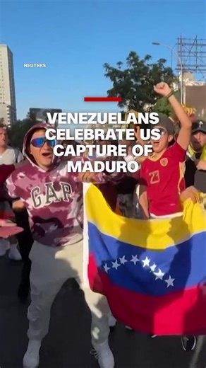 Venezuelans Celebrate After Maduro's Capture News