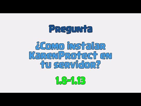 [MINI-ATERNOS] ¿Como instalar KARENPROTECT en tu SERVIDOR? - [GybertGamerYT] #28
