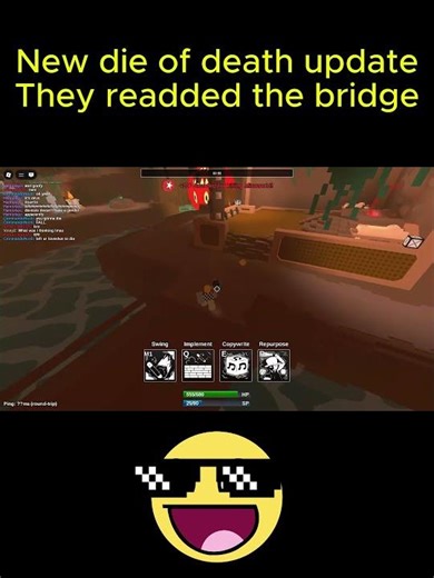 Die of death the bridge returns #roblox #dieofdeath