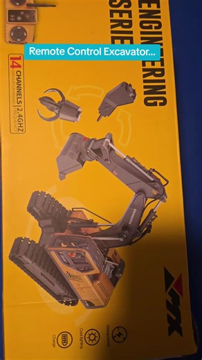 Kolegend 3 in 1 Remote Control Excavator Toy 14 channel RC Excavator Toy.... #excavator #remotecontrol #toy #toys #foryoupage