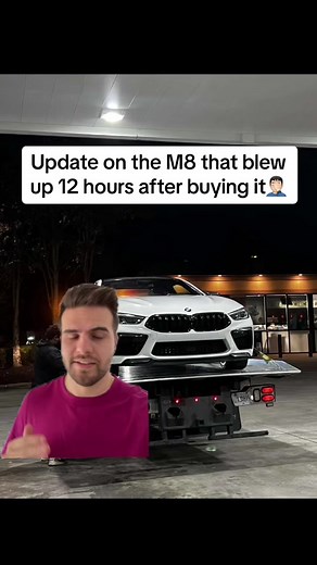BMW M8 Blows Up 12 Hours After Purchase: Debate Erupts