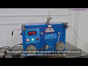 SA ASSOCIATE SANDPAPER ABRASION TEST ISO 19642 ISO 6722
