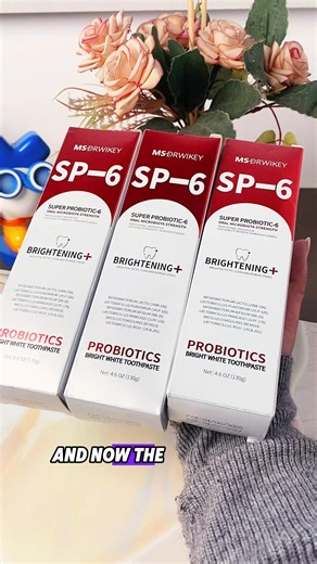 3 tubes for a crazy deal – SP6 Probiotic Toothpaste will save your smile! 🦷 #viralontiktok#superbrandclub#tiktokshop#smiles#beautifulgirl#oral#healthcare#teethcare#ceelike #sp6#toothpaste#toothbrush