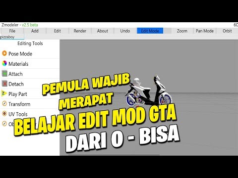 Cara Belajar Ngedit Mod Gta DI Zmodeler Android Untuk Pemula Part 1 - Gta Sa Android
