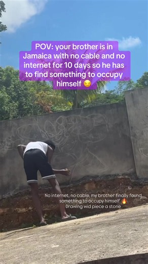 He got to experience real country living 😂🇯🇲 We need to get back to this. Take them electronics away sometimes and make these kids explore and use their imagination! 🙂‍↕️👌🏾 #jamaica #fyp #kidsbeingkids #foryoupage