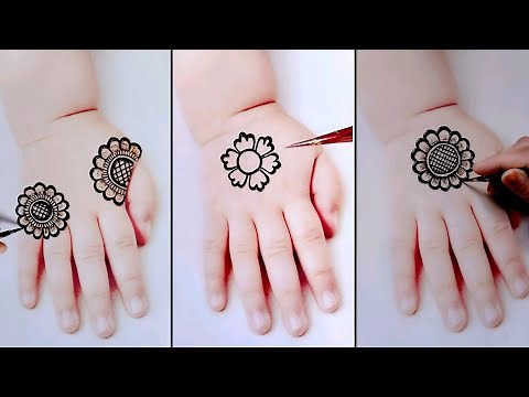 Stylish Baby Girl Mehndi Designs I Easy & Simple Mehndi Design | Kid's Mehndi Design | Mehndi