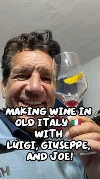 ❤️Making wine🍷in old Italy with Luigi, Giuseppe and Joe Borio! 🇮🇹Cooking Italian with Joe