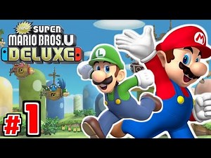 完全クリア目標に新シリーズ始めます！『New スーパーマリオブラザーズ U デラックス』を生放送part1