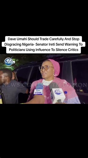 Dave Umahi Should Trade Carefully And Stop Disgracing Nigeria- Senator Ireti Send Warning To Politicians Using Influence To Silence Critics