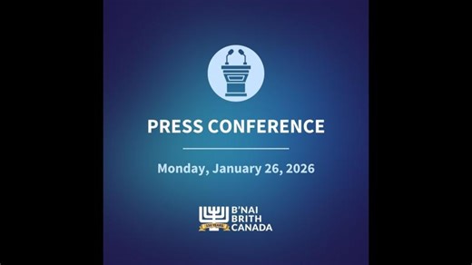 PRESS CONFERENCE Monday January 26, 2026, 12:00 - 1:00 PM EST | David Granovsky