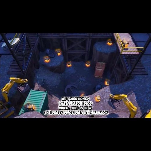 FORTNITE Season 8 OG DUSTY DIVOT Dig Site + Helicopter Movement #fortnite #fortniteog
