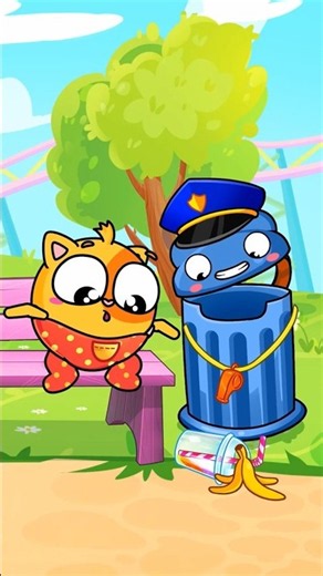 Put Trash in the Bin! | Keep Nature Clean #learnforkids