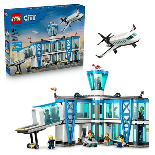 Buy LEGO City Airport with Airplane - Toy Model Kit 60502 | LEGO | Argos
