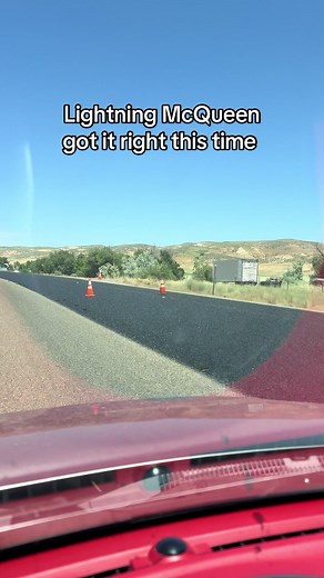 Lightning McQueen's Smooth Paved Road Practice