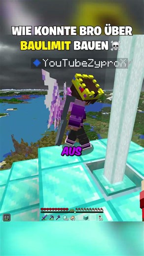 BRO has never heard of a BUILDING LIMIT 💀 #minecraft #comedy