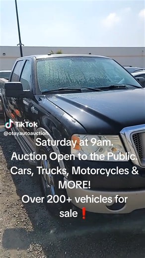 5K views · 14 reactions |  Public Auto Auction – This Saturday @ 9AM!  Over 200 vehicles — bidding starts at just $500! Cars, trucks, bikes, vans & more! ️  Otay Auto Auction 8968 Siempre Viva Rd, San Diego  Register FREE at OtayAutoAuctions.com  $500 cash deposit gets you a bidder number (refundable)  (619) 661-0808 #CarDeals #OtayAutoAuction #SanDiegoAuction #BidToWin | Otay Auto Auction | Facebook