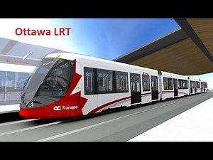 OTTAWA LRT O TRAIN LINE 1 FULL RIDE
