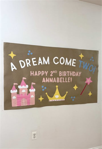 Create a Dreamy Second Birthday Banner