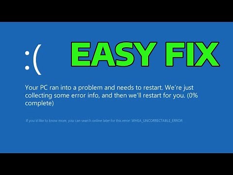 How To Fix Whea Uncorrectable Blue Screen Error in Windows 11